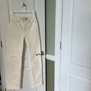 Weekday Twin Denim Jeans in White